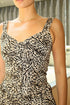 CAT PRINT FITTED TOP